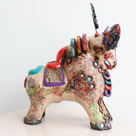 ✨🐂 Toro de Pucará 37cm Premium Brocateado – Edición Especial ✨🐂