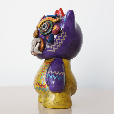 ✨ Ícaro Gato Michi 15 cm – Cerámica Iconográfica ✨