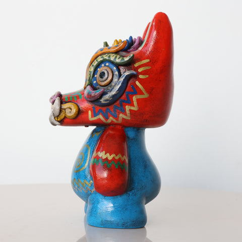 🐶✨ Ícaro Perro Peruano 15 cm – Cerámica Iconográfica ✨🐾