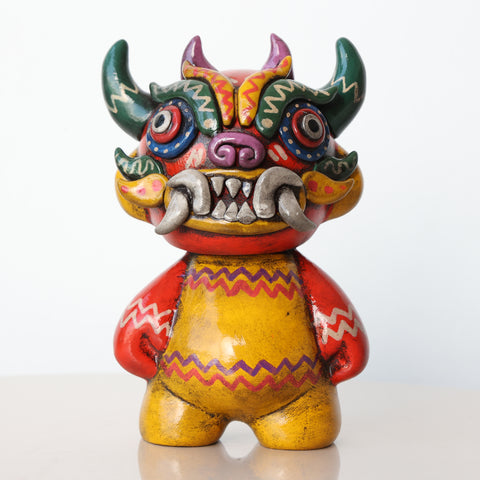 👹🔥 Ícaro Diablada – Cerámica Iconográfica Andina ✨