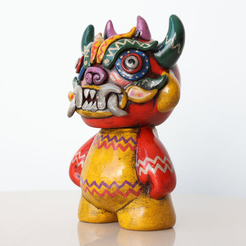 👹🔥 Ícaro Diablada – Cerámica Iconográfica Andina ✨