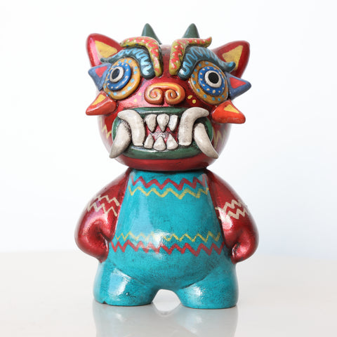 🐱✨ Ícaro Gato Michi 15 cm – Cerámica Iconográfica ✨