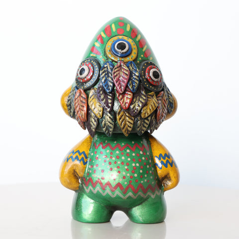 🛡️✨ Ícaro Guardián 15 cm – Cerámica Iconográfica ✨