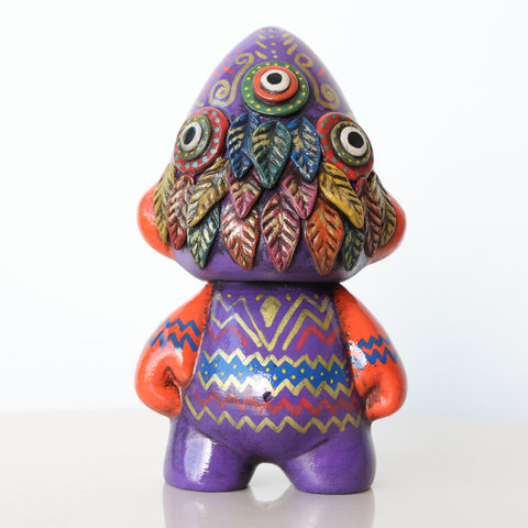 🛡️🌿 Ícaro Guardián 15 cm – Cerámica Iconográfica ✨