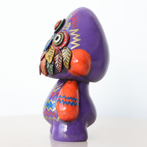 🛡️🌿 Ícaro Guardián 15 cm – Cerámica Iconográfica ✨