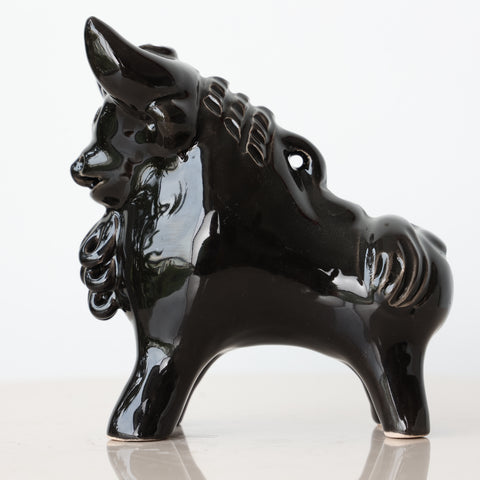 Toro de Pucará 13 cm – Cerámica Artesanal Peruana Decorativa Hecha a Mano