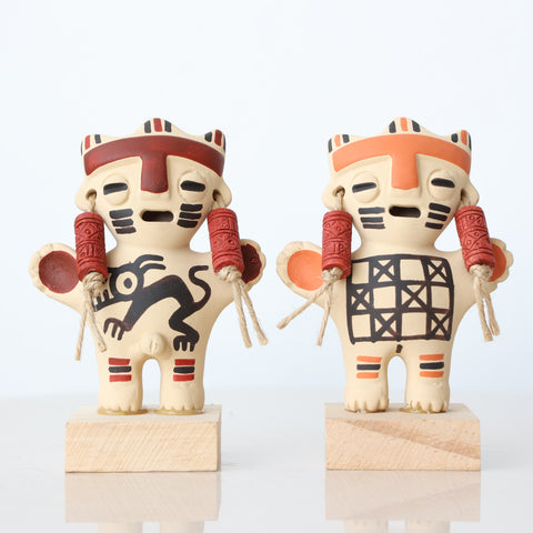 Figura Cuchimilco 10.5 cm – Escultura Artesanal Peruana Estilo Precolombino Decorativo