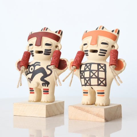Figura Cuchimilco 10.5 cm – Escultura Artesanal Peruana Estilo Precolombino Decorativo