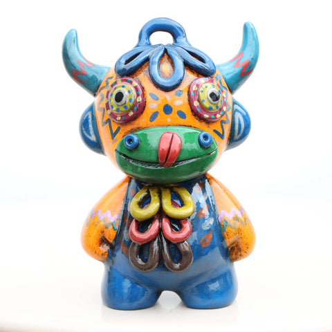 🏺✨ Ícaro Torito de Pucará – Cerámica Iconográfica Artesanal ✨