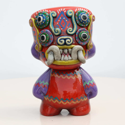 🏺✨ Ícaro Cuchimilco 15 cm – Cerámica Iconográfica ✨