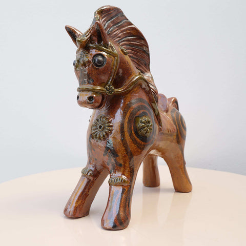 🐎✨ Caballo de Pucará 25 cm – Cerámica Artesanal ✨