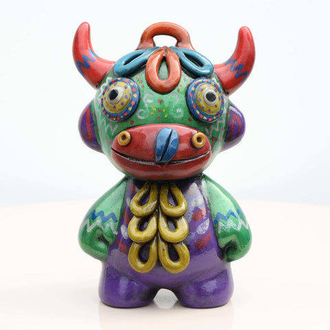 🏺✨ Ícaro Torito de Pucará – Cerámica Iconográfica Artesanal ✨