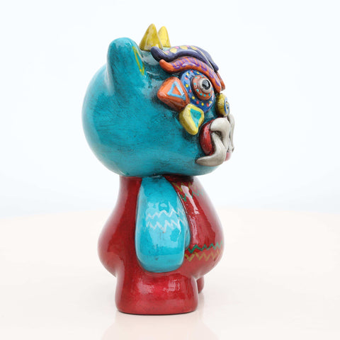 ✨ Ícaro Gato Michi 15 cm – Cerámica Iconográfica ✨