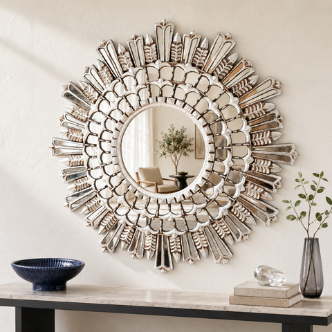 🪞✨ Espejo Especial Plata Espejo 80cm ✨🪞