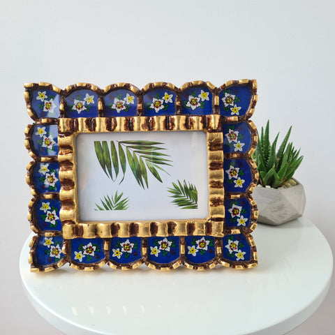 ✨ Portafoto Azul 25 × 20 cm