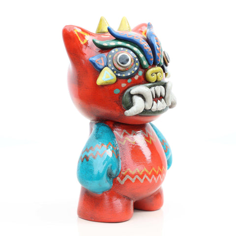✨ Ícaro Gato Michi 15 cm – Cerámica Iconográfica ✨