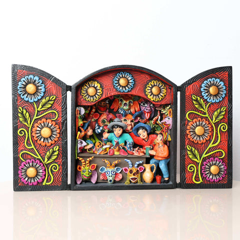 🎨✨ Retablo Andino Taller de Máscaras ✨
