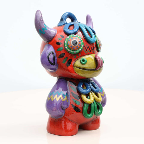 🏺✨ Ícaro Torito de Pucará – Cerámica Iconográfica Artesanal ✨