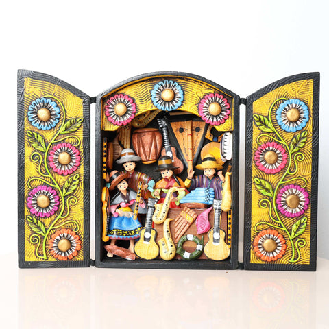 🎨✨ Retablo Andino Taller de Instrumentos Andinos ✨