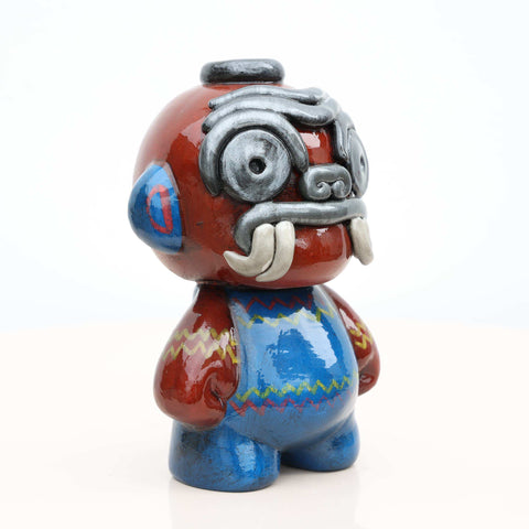 🏺✨ Ícaro Chavín 15 cm – Cerámica Iconográfica Ancestral Peruana ✨