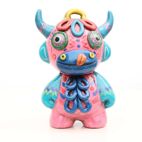 🐂✨ Ícaro Toro de Pucará 15 cm – Cerámica Iconográfica ✨