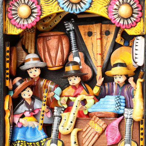 🎨✨ Retablo Andino Taller de Instrumentos Andinos ✨