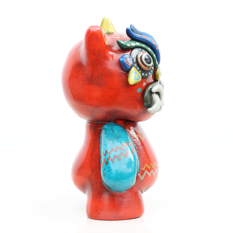 ✨ Ícaro Gato Michi 15 cm – Cerámica Iconográfica ✨