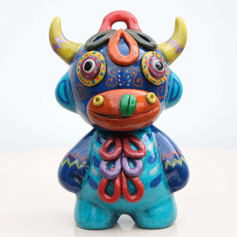 🏺✨ Ícaro Torito de Pucará – Cerámica Iconográfica Artesanal ✨