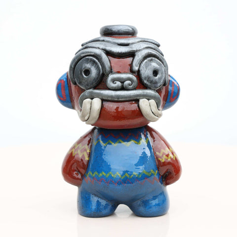 🏺✨ Ícaro Chavín 15 cm – Cerámica Iconográfica Ancestral Peruana ✨
