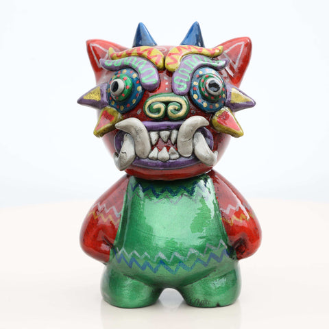 ✨ Ícaro Gato Michi 15 cm – Cerámica Iconográfica ✨