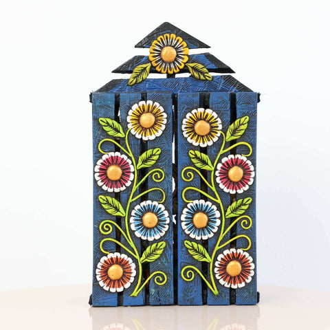 🌟✨ Retablo Andino Nacimiento Azul de 25 cm ✨