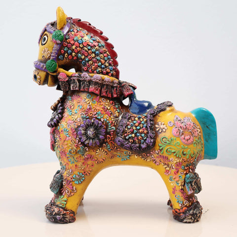 🐎✨ Caballo de Pucará Premium 20 cm – Cerámica Artesanal ✨