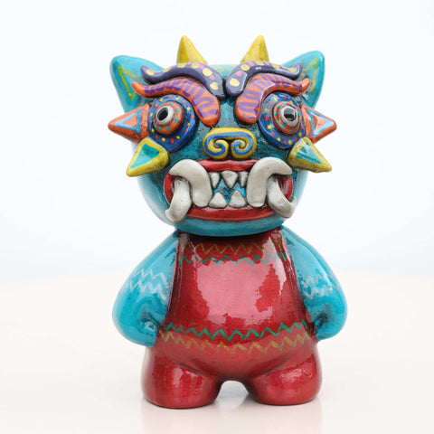 ✨ Ícaro Gato Michi 15 cm – Cerámica Iconográfica ✨