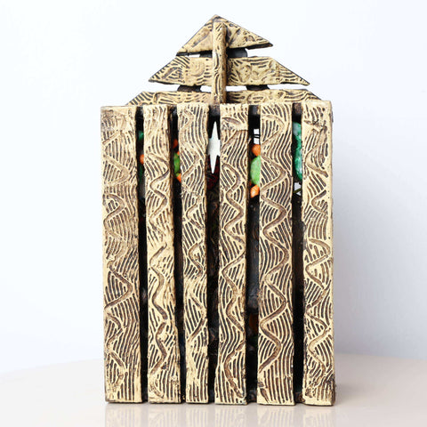 🌟✨ Retablo Andino Nacimiento Marfil de 25 cm ✨