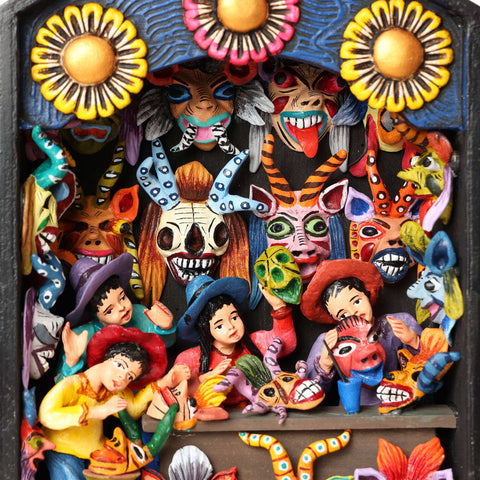 🎨✨ Retablo Andino Maestros Mascareros ✨
