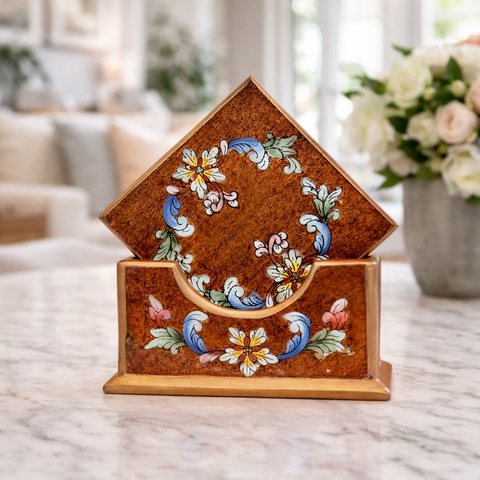 ✨🍷 Posavaso Decorativo – Nogal ✨🍷