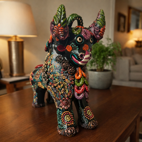 🐂✨ Toro de Pucará Premium Brocateado ✨