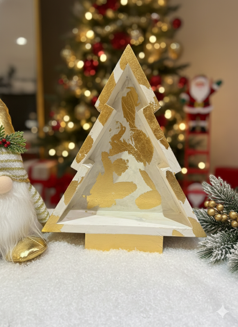 🎄✨ Árbol Decorativo de Madera Vintage ✨🎄