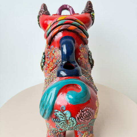 🐂✨ Toro de Pucará Premium Brocateado 31cm  ✨