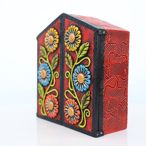 🌟 Retablo Nacimiento Andino – Arte Popular Hecho a Mano