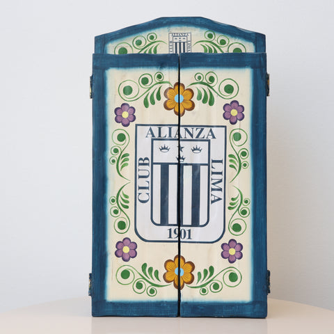 ⚽ Retablo Hinchada Alianza Lima – Arte Popular Peruano Hecho a Mano 🎨