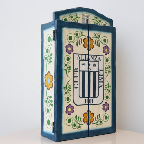 ⚽ Retablo Hinchada Alianza Lima – Arte Popular Peruano Hecho a Mano 🎨