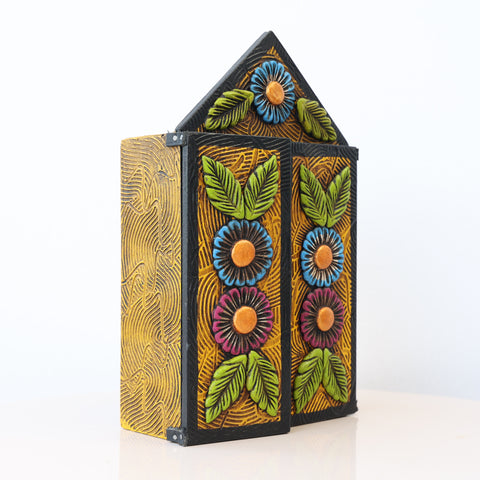 🌟 Retablo Nacimiento Andino – Arte Popular Hecho a Mano 🎨