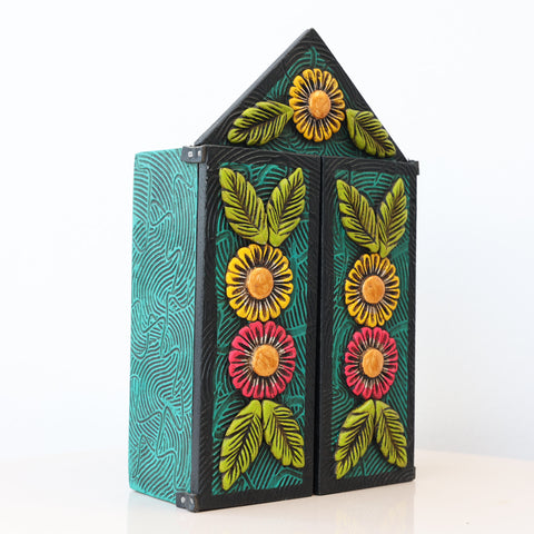 🌟 Retablo Nacimiento Andino – Arte Popular Hecho a Mano 🎨