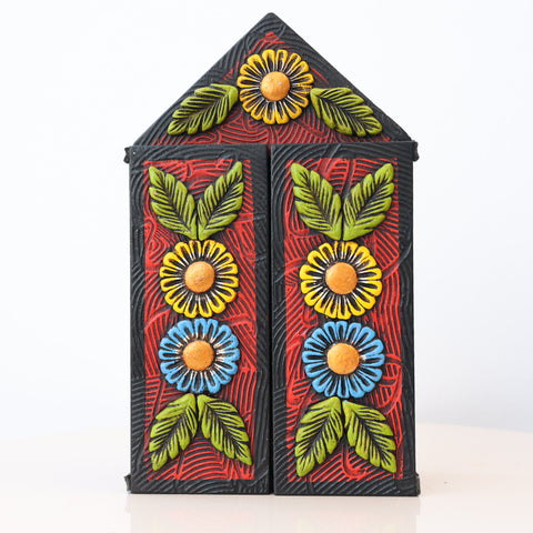 🌟 Retablo Nacimiento Andino – Arte Popular Hecho a Mano 🎨