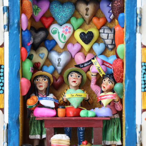 💕 Retablo Te Amo  – Arte Popular Hecho a Mano 🎨
