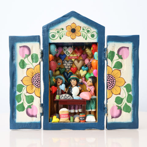 💕 Retablo Te Amo  – Arte Popular Hecho a Mano 🎨