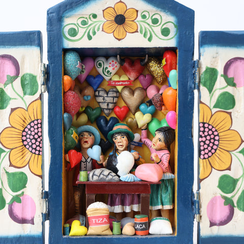 💕 Retablo Te Amo  – Arte Popular Hecho a Mano 🎨