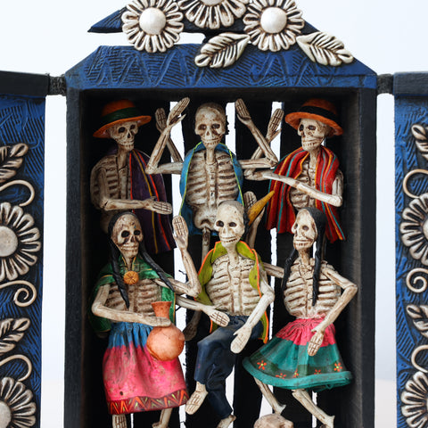 Retablo Andino "Calavera"
