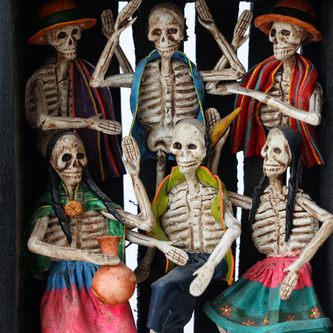 Retablo Andino "Calavera"